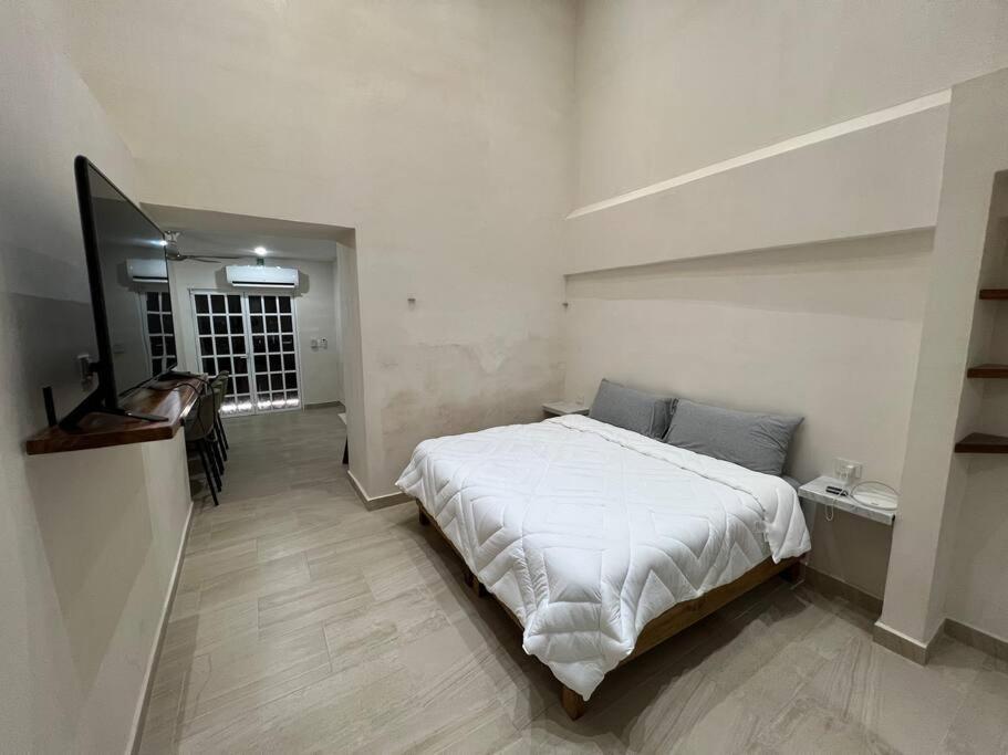 Departamento Barrio De Santiago Appartement Mérida Buitenkant foto